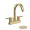 Keeney Mfg Dual Handle Bathroom Faucet with Pop-Up Drain, Matte Gold DEL74CMG - alternate 1